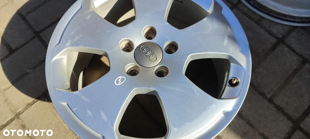 FELGI ALUMNIOWE 5x112 7.5Jx17 CALI ET56 fi57.1 AUDI A3 A4 A6 KOMPLET 4 SZTUKI - 6