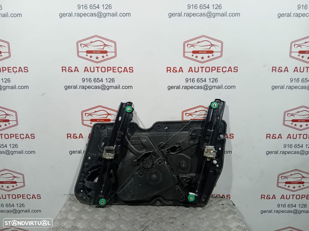 Elevador e Motor de Vidro Porta Frente Esquerdo VW Golf 6 VI 5K2837729P 5K0837461B Original - 4