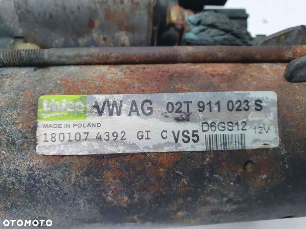 ROZRUSZNIK Audi A3 8P VW Golf V 1.6 FSI Valeo 02T911023S D6GS12 - 3