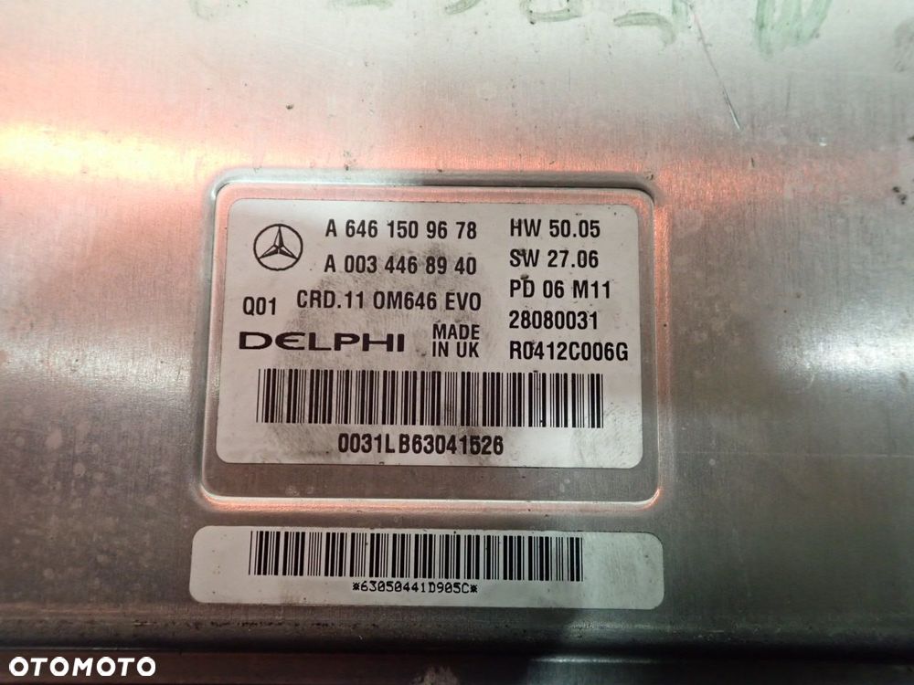 KOMPUTER SILNIKA MERCEDES-BENZ W211 E200 CDI - 4
