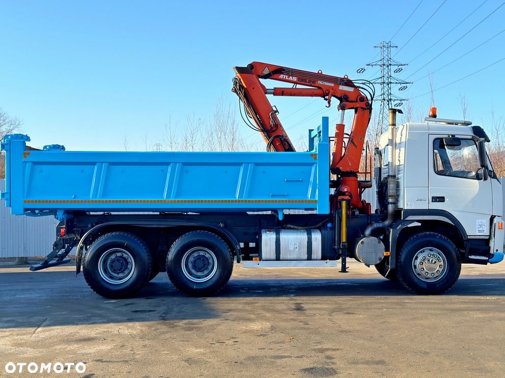 Volvo FM 380 * WYWROTKA 5,10m + ATLAS TEREX 135.2ME - A2 + PILOT * STAN BDB - 3