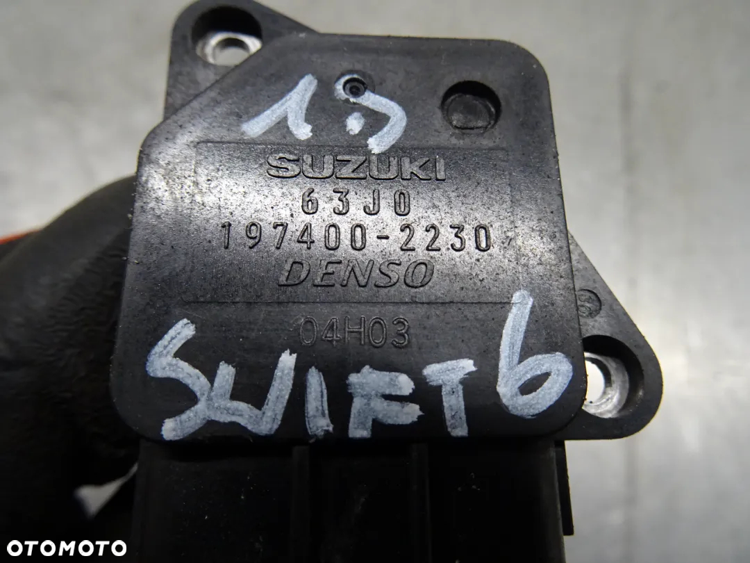 SUZUKI SWIFT IV MK6 1.3B PRZEPŁYWOMIERZ PRZEPŁYWKA 197400-2230 - 3