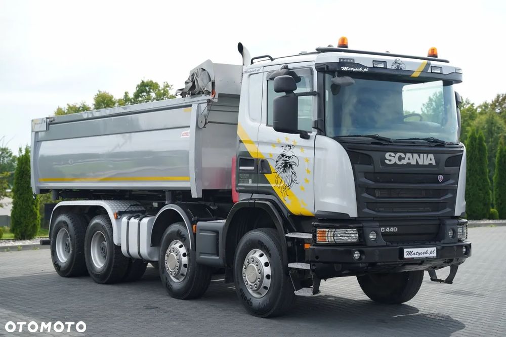 Scania G 440 / 8X4 / WYWROTKA 2 STRONNA / HYDROBURTA / HYDROKLAPA / BORDMATIC / PLANDEKA EUTOMATYCZNA / AUTOMAT - 17