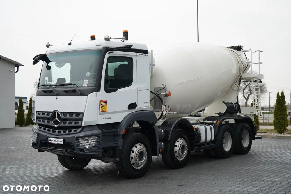 Mercedes-Benz AROCS 3240 / GRUSZKA 9M3 / 8x4 / BETONOMIESZARKA / AUTOMAT /  ALUFELGI / - 2
