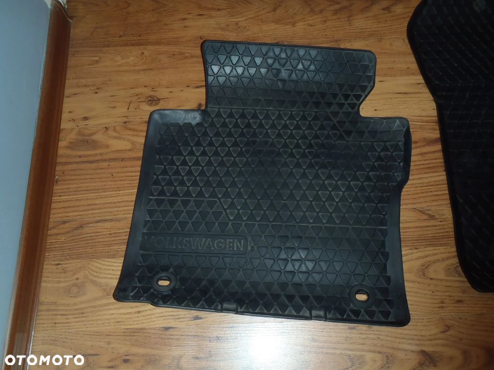 dywaniki dywanik wykładzina guma mata przód vw caddy 07r oryginał - 2