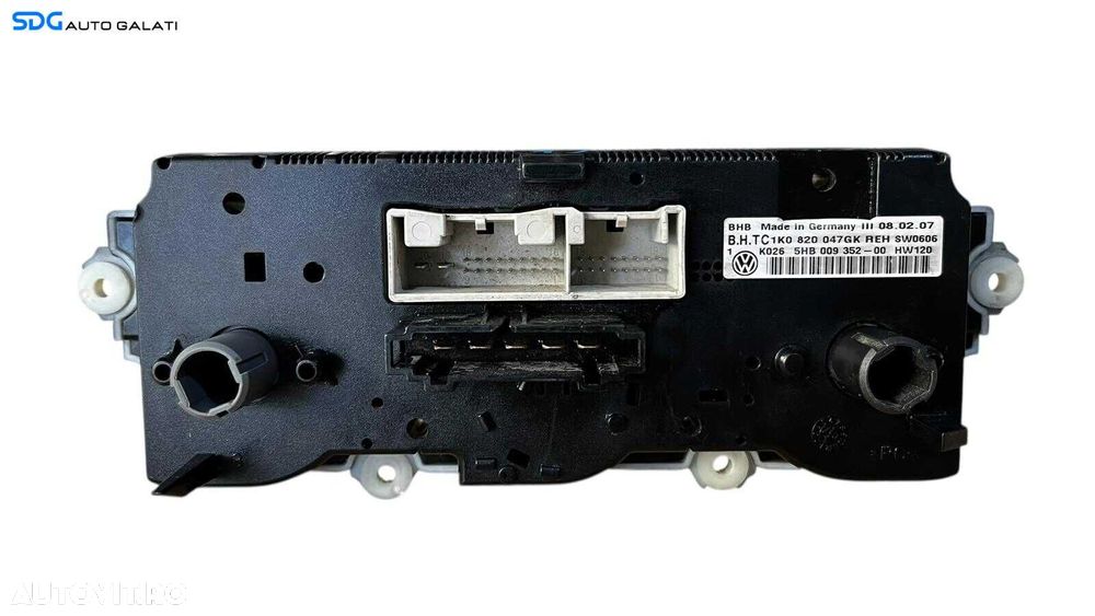 Panou Modul Unitate Comanda AC Aer Conditionat Clima Climatic Volkswagen Touran 2003 - 2010 Cod 1K0820047GK 5HB009352 [LC0586] - 3