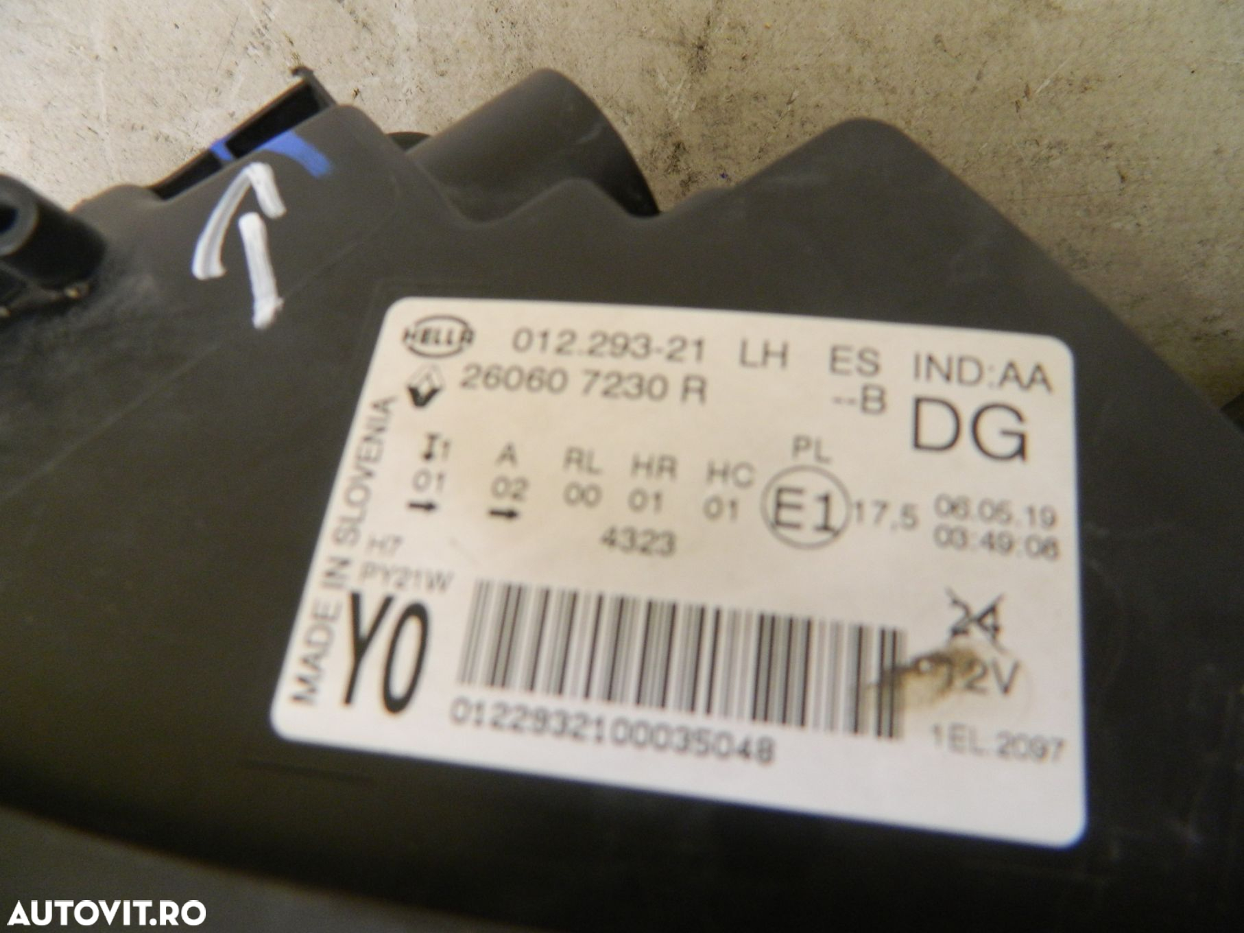 Far stanga LED Renault Scenic, 2016, 2017, 2018, 2019, 2020, cod origine 260607230R. - 5