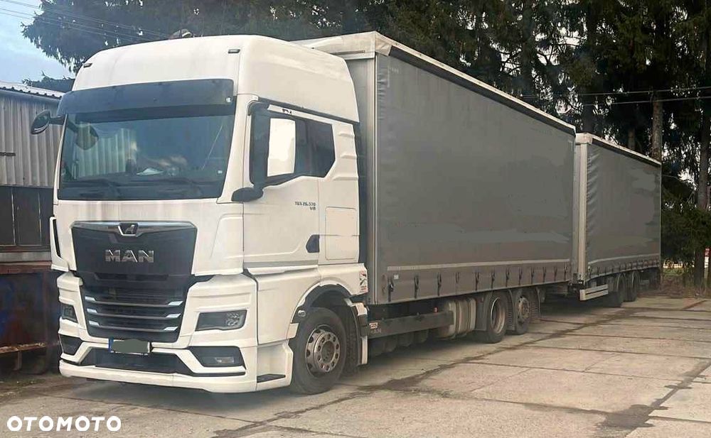 MAN TGX 26.470 / ZESTAW PRZESTRZENNY / 7.7 + 7.7 / WYSOKA KABINA / 2021 ROK / AUTOMAT / SYPIALKA / PRZYCZEPA - 1