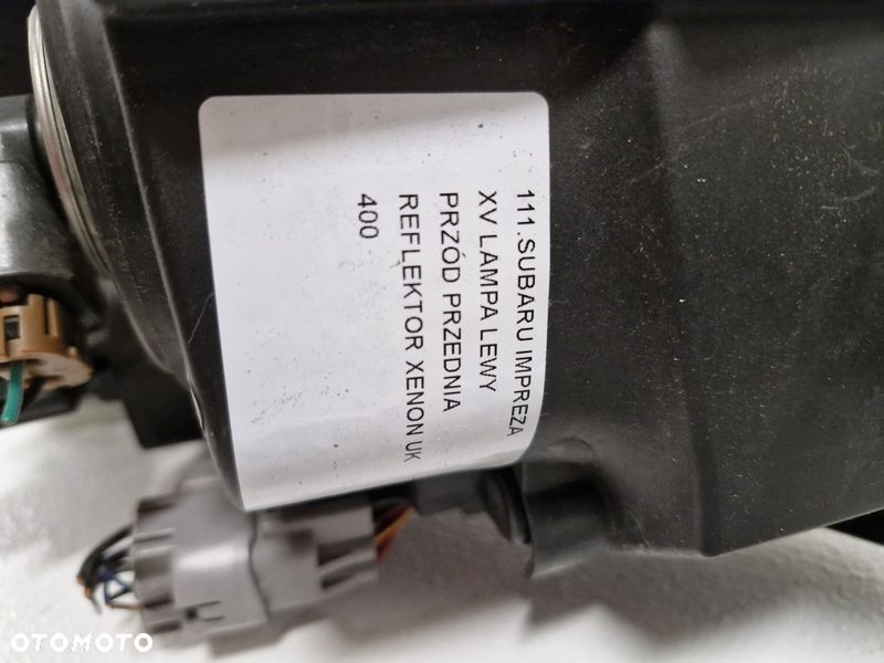 subaru impreza xv lampa lewy przód lewa przednia reflektor xenon uk - 9