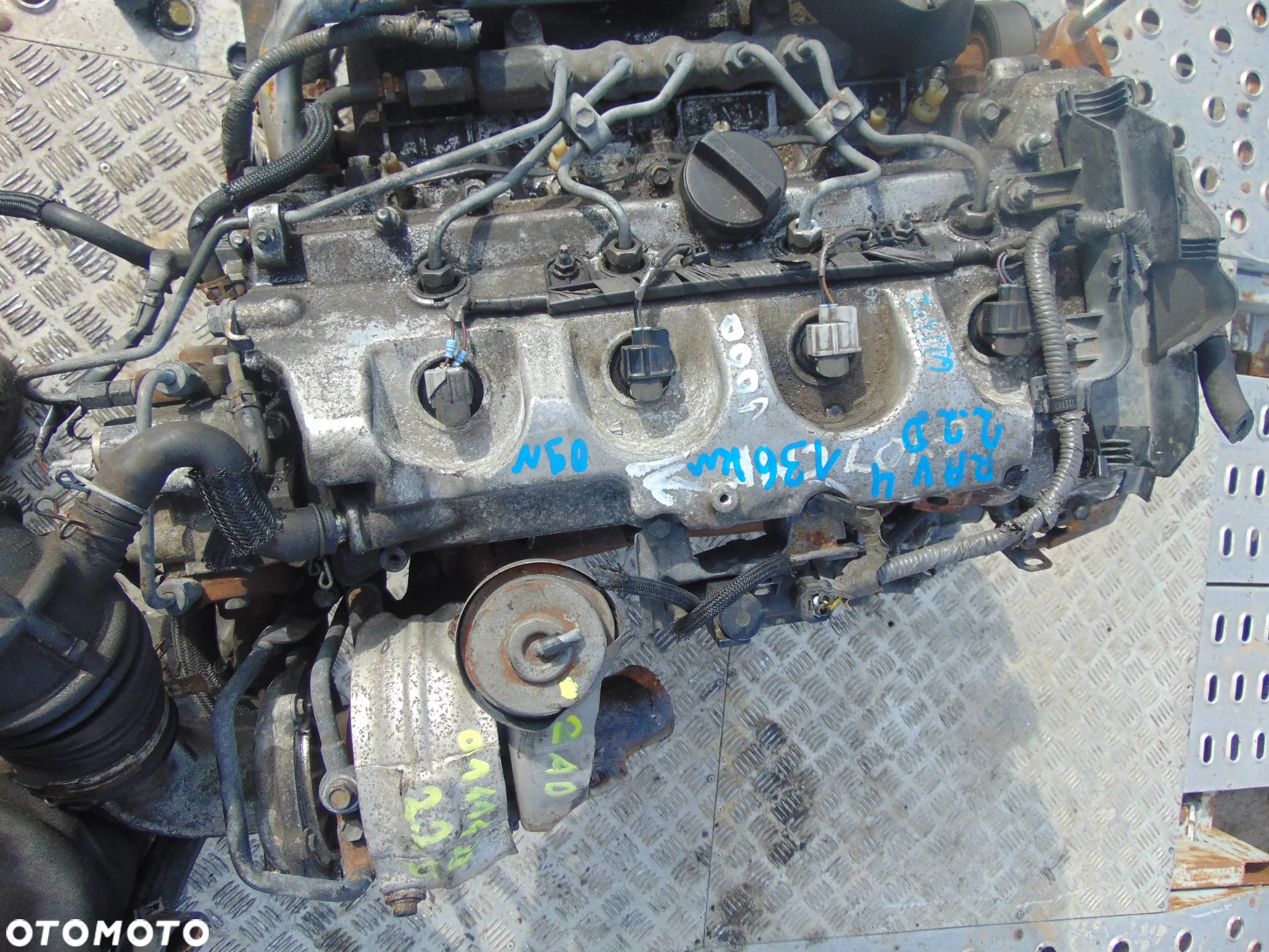 Silnik toyota Rav 4 2,2 D 2008 ro k D4D słupek bez 5 wtrysku - 9