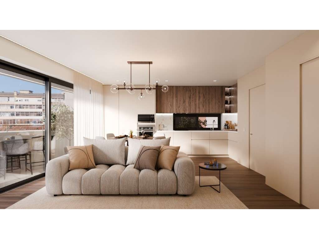 Novo Apartamento T2 com terraço em Canelas - Grande imagem: 5/16
