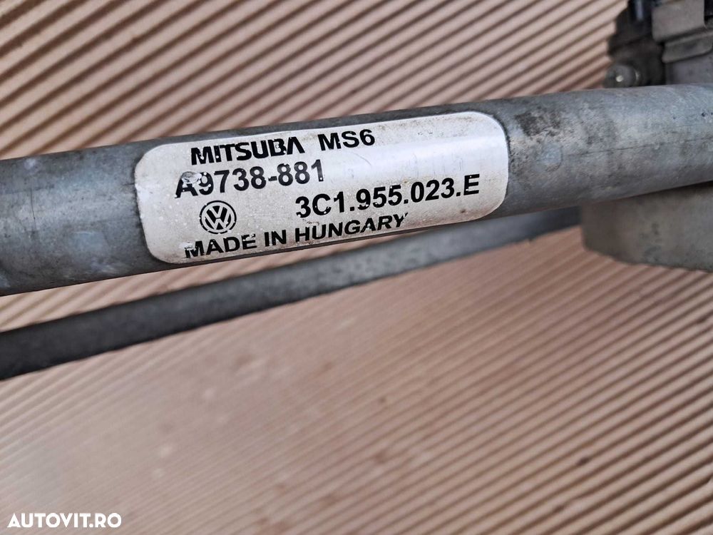 Vw Passat B6, motoras cu mecanism stergatoare parbriz. - 3