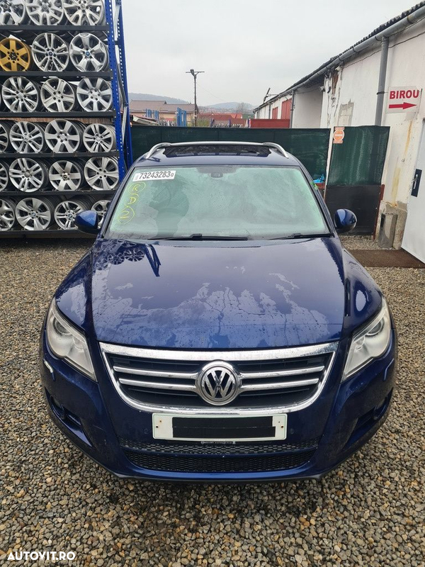 Haion Cu Luneta Volkswagen Tiguan 5N 2007 - 2011 SUV 4 Usi ALBASTRU (789)