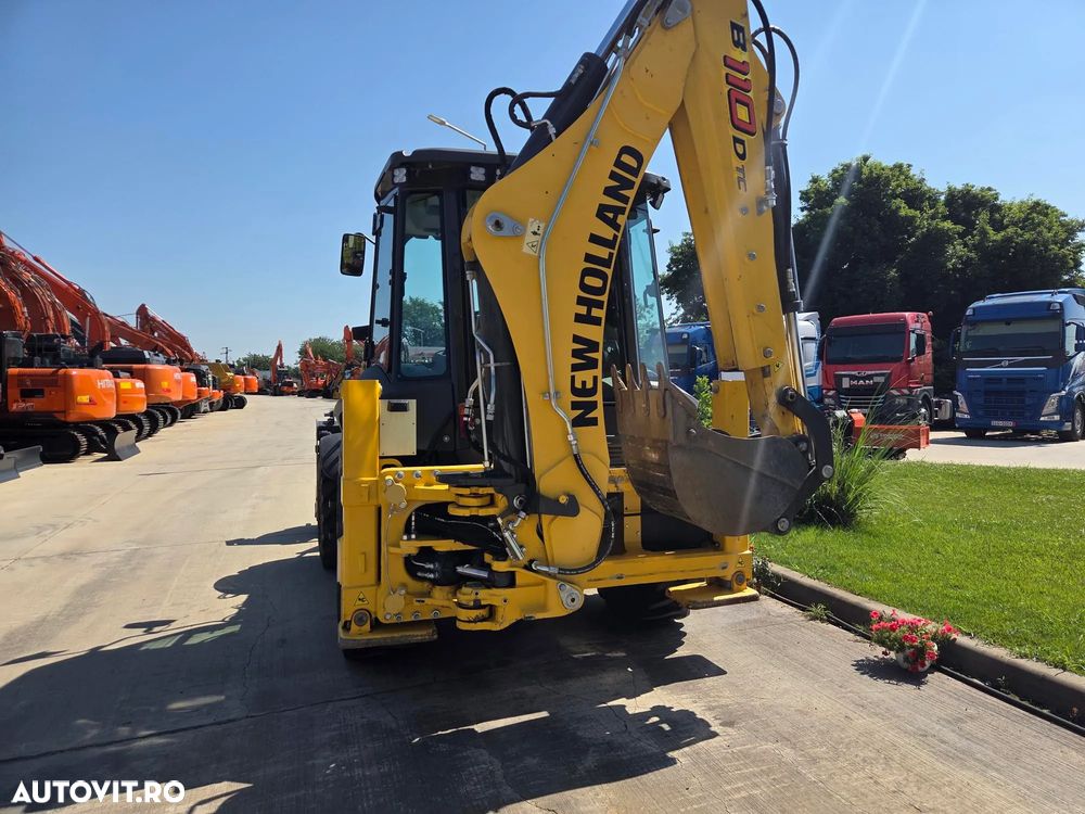 New Holland EX DEMO, 184h, B100D, FULL OPTION, 120CP, cutie automata POWERSHIFT, brat excavare extensibil cu inst picon pe el, MICHELIN, cupa multifunctionala 4x1, FURCI, Aer cond, Certificat CE, posibilitate leasing 4 ani-PROMOTIE 75.900 EUR+Tva - 11
