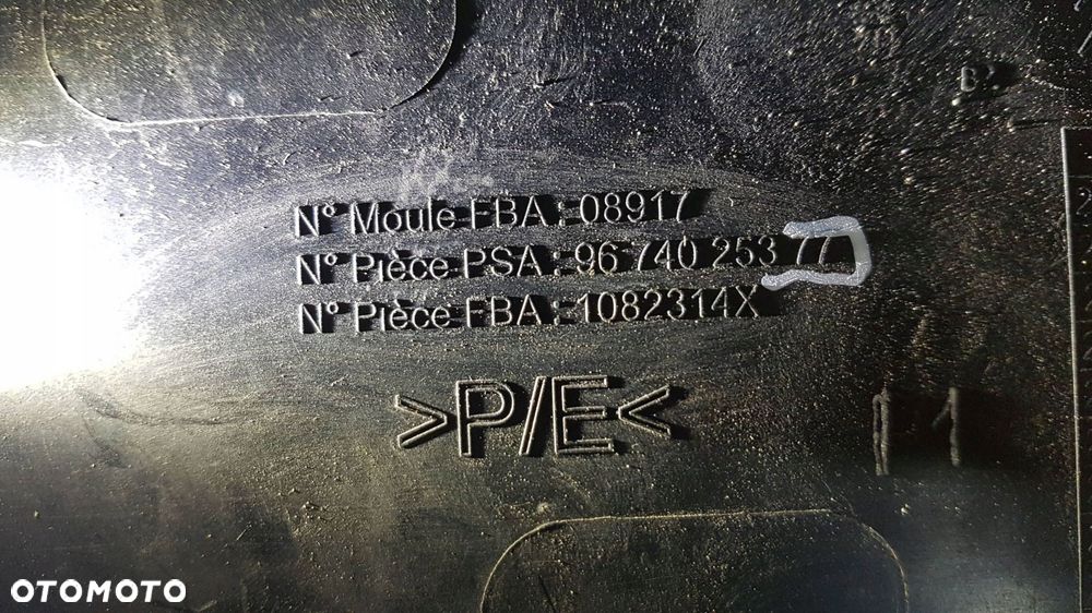 citroen ds3 10-16 podstawa tablicy listwa zderzaka przód przedniego grilla - 7