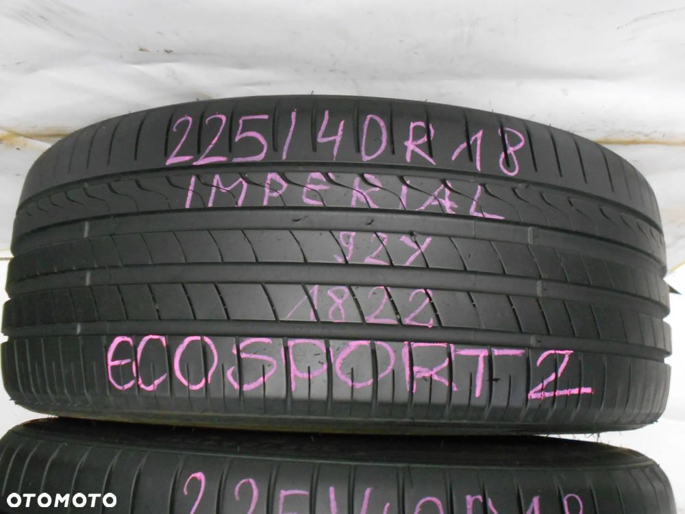 OPONY 225/40R18 IMPERIAL ECO SPORT 2 DOT 1822 7.3MM - 2