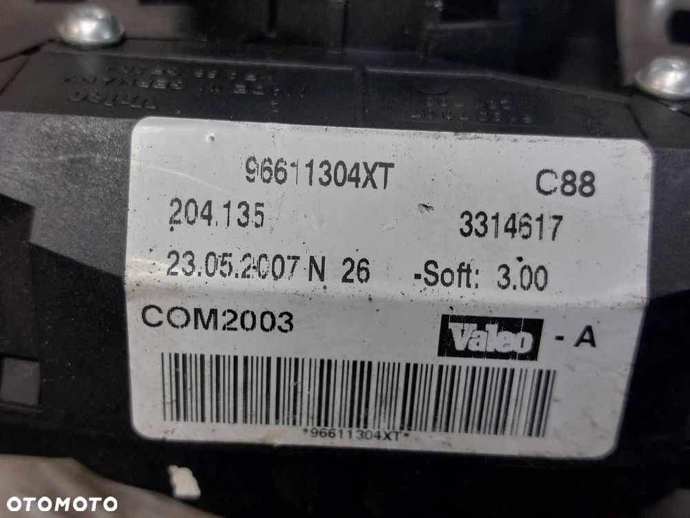 MANETKA PRZEŁĄCZNIK ZESPOLONY TAŚMA SYGNAŁU PEUGEOT 407 I 96611304XT - 2