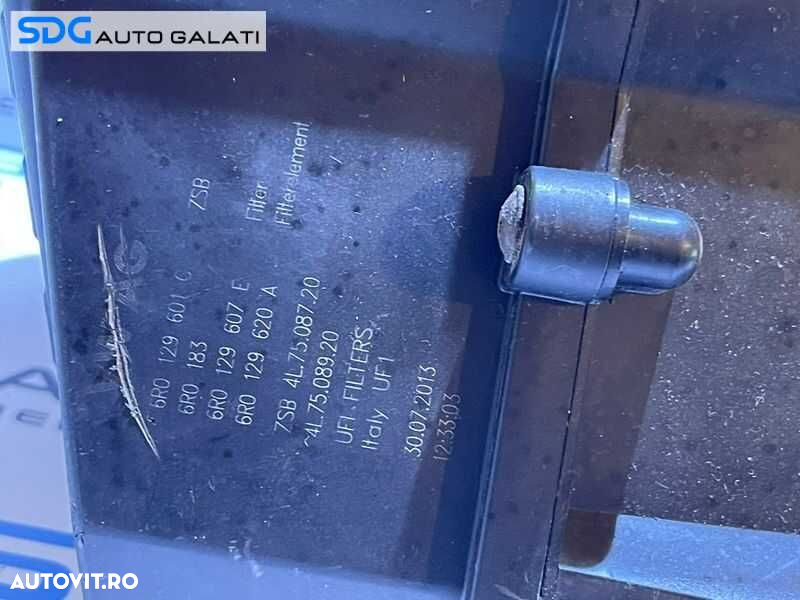 Carcasa Filtru Aer Skoda Fabia 2 1.6 TDI CAY CAYA CAYB CAYC 2009 - 2015 Cod 6R0129601C - 3