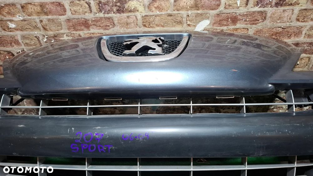Zderzak przedni Przód KOMPLETNY Peugeot 207 06/09 - 11