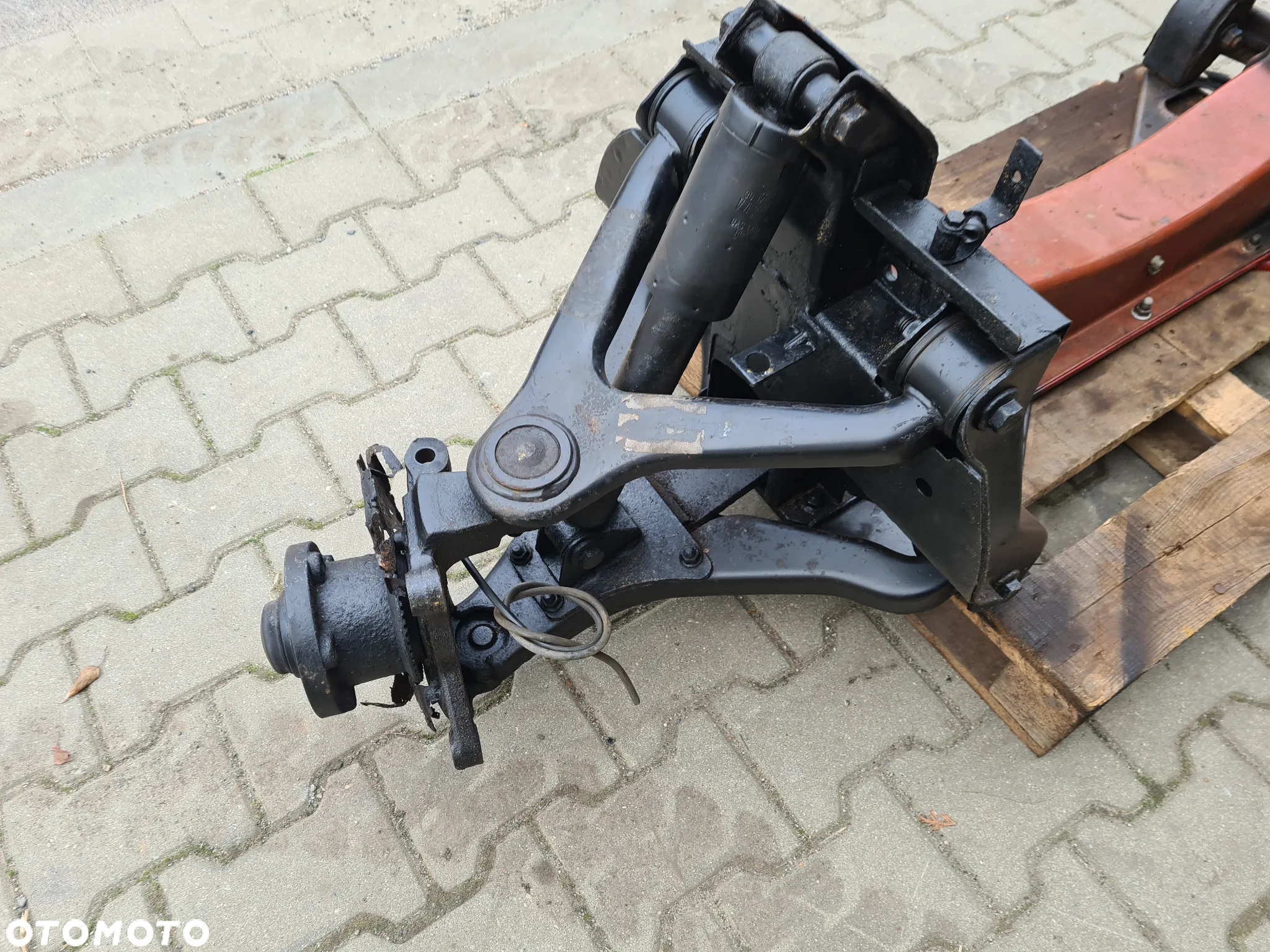 IVECO DAILY 3 99-06 sanki zawieszenie przód resor poprzeczny zwrotnice piasty amortyzatory wahacze - 25