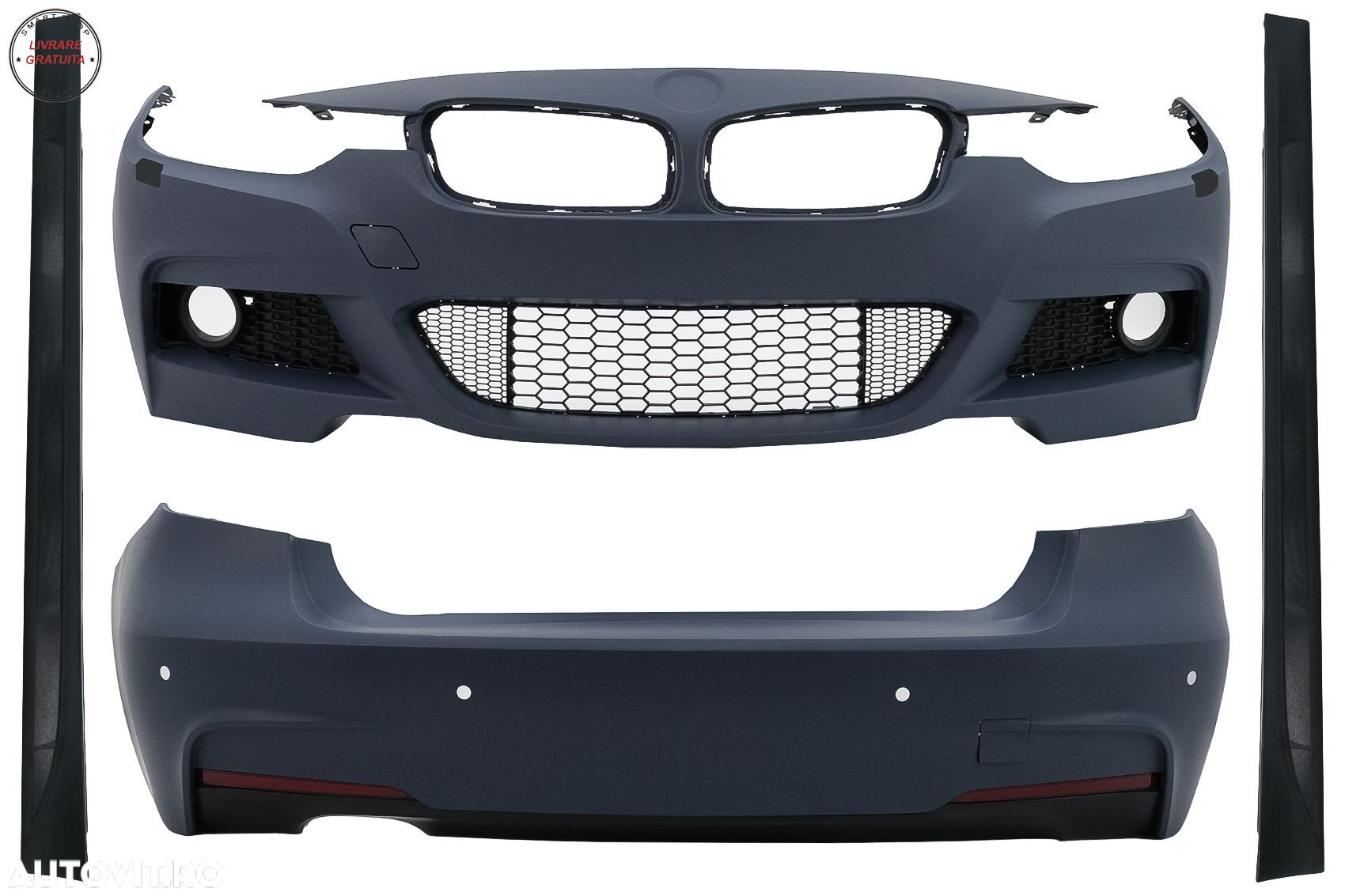 Pachet Exterior BMW Seria 3 F30 (2011-2019)- livrare gratuita - 1