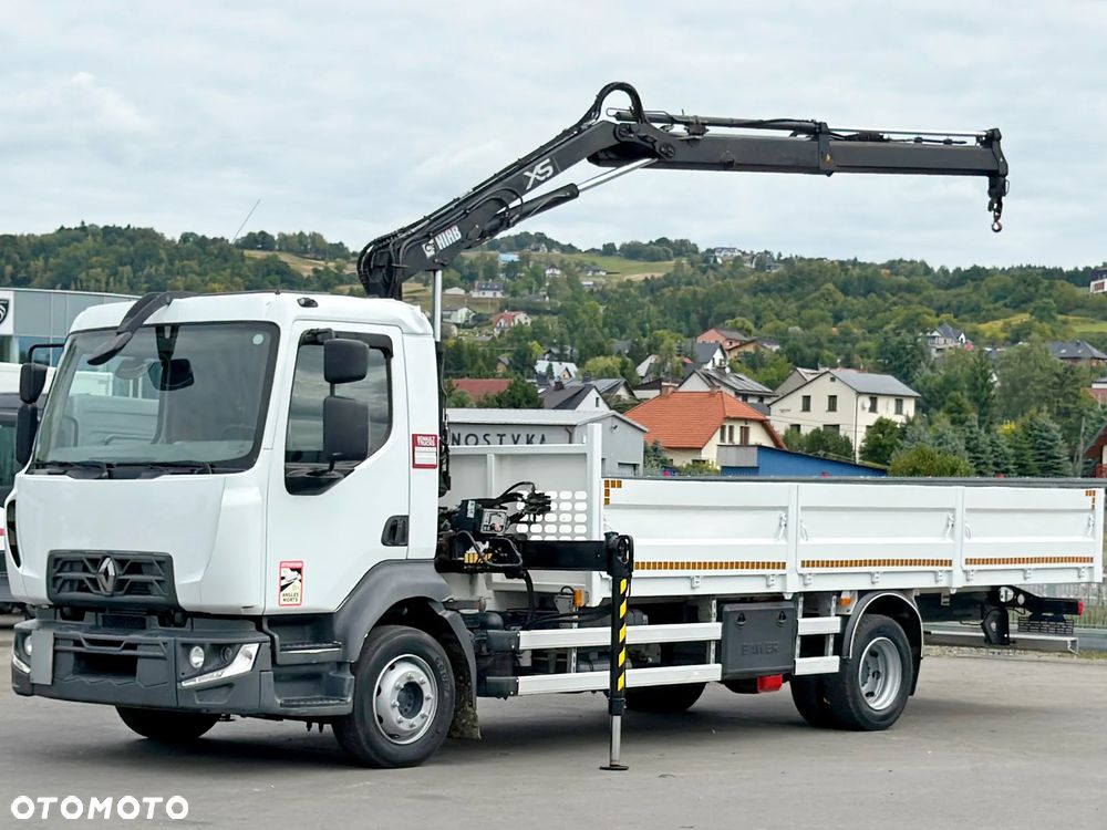 Renault D12.210 * SKRZYNIA 6,15 m * HIAB 066 CL * STAN BDB - 2