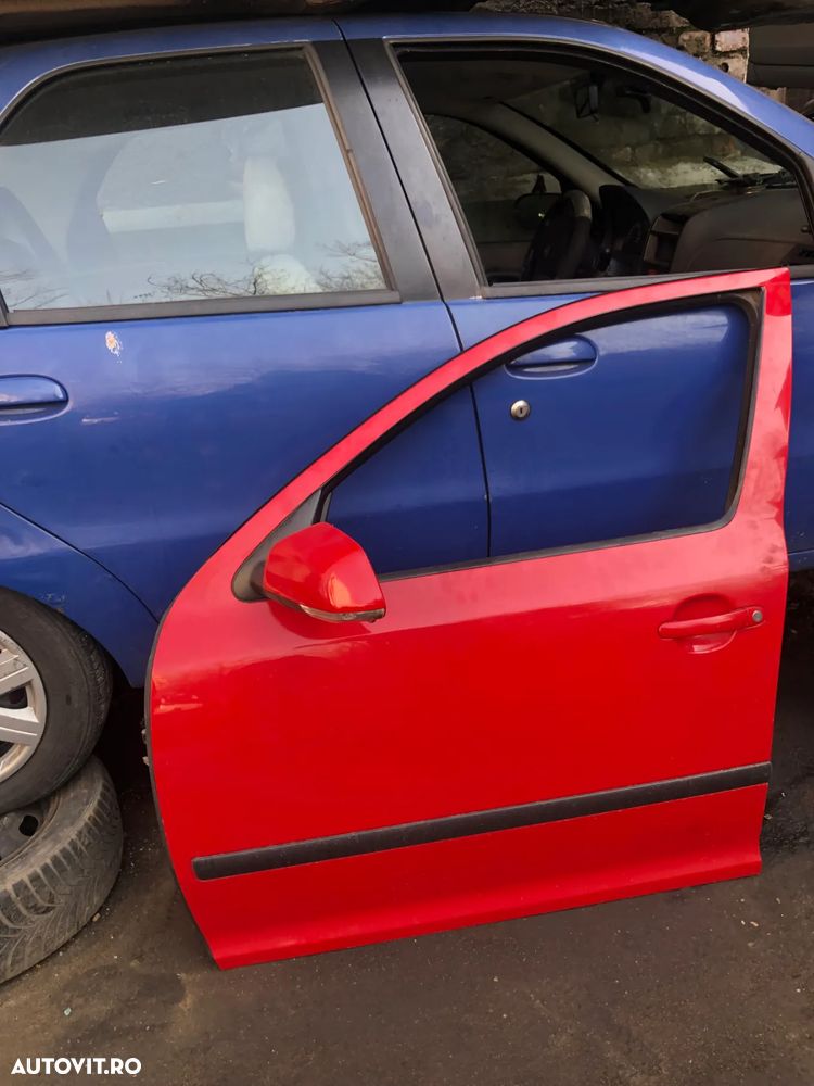 Usa stanga/dreapta fata spate Skoda Octavia 2 rosu berlina - 7