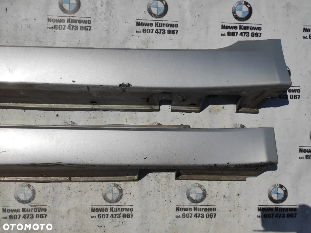 BMW E60 E61 LCI Lifting Listwa progowa nakładka lewa prawa Titansilber - 2