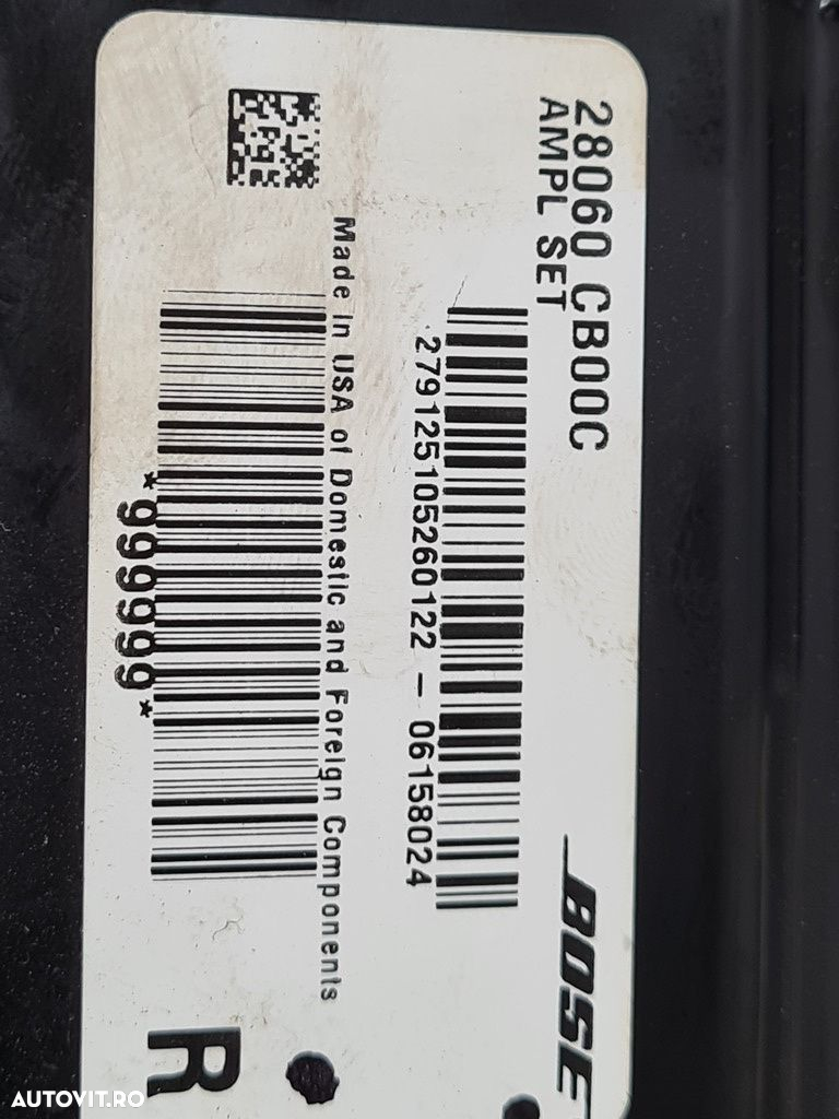 Amplificator audio Nissan Murano 2002 - 2007 (1001) 28060CB00 - 4