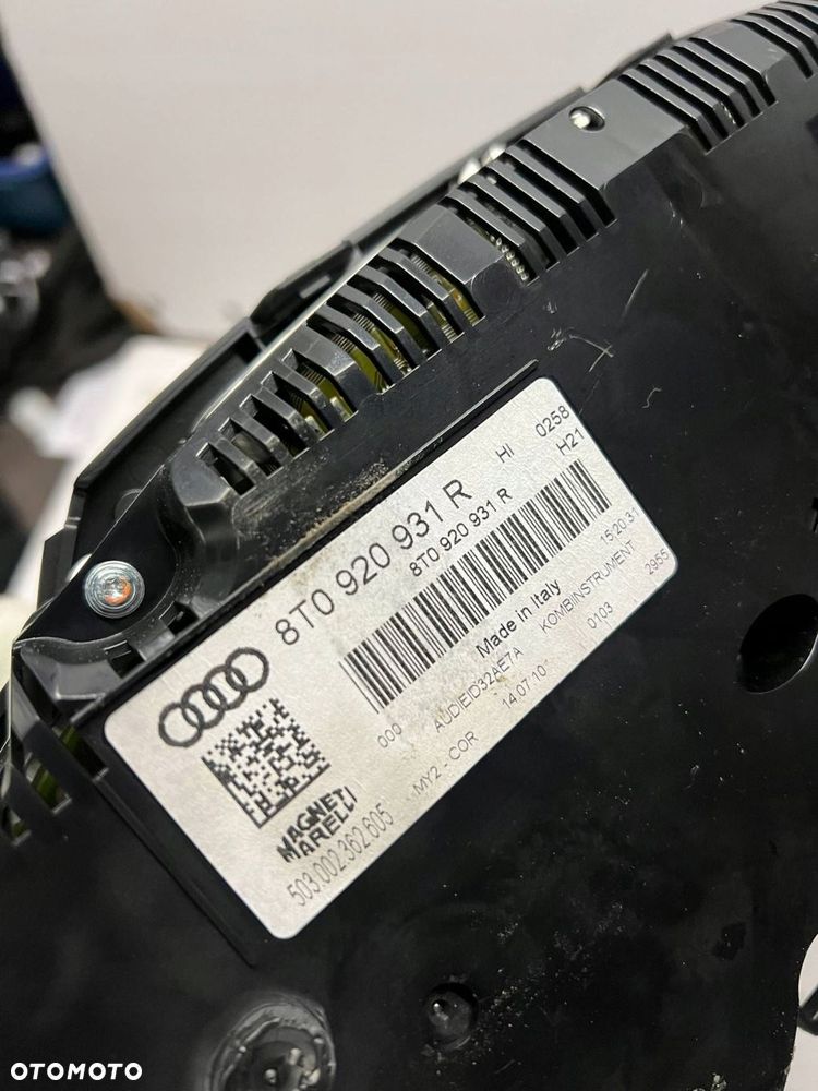 8T0 920 931 R licznik europa ACC Audi S5 - 5