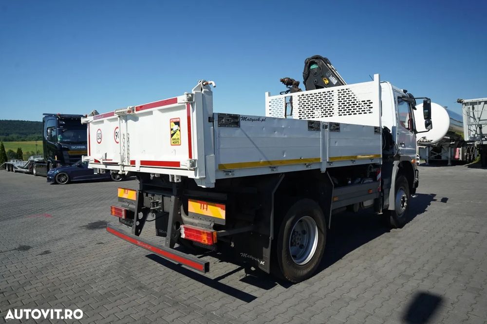 Mercedes-Benz ATEGO 16.24 / 4X4 / BASCULATOR + HDS HIAB 111 BS-2 / TELECOMANDĂ / ROTATOARE / MANUALĂ - 11