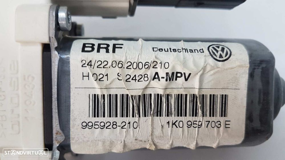 MOTOR ELEVADOR TRASEIRO ESQUERDO VOLKSWAGEN TOURAN (1T1) ADVANCE - 3