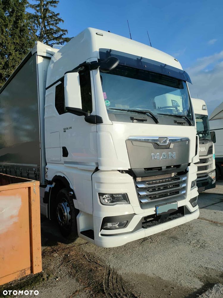 MAN TGX 26.470 / ZESTAW PRZESTRZENNY / 7.7 + 7.7 / WYSOKA KABINA / 2021 ROK / AUTOMAT / SYPIALKA / PRZYCZEPA - 2