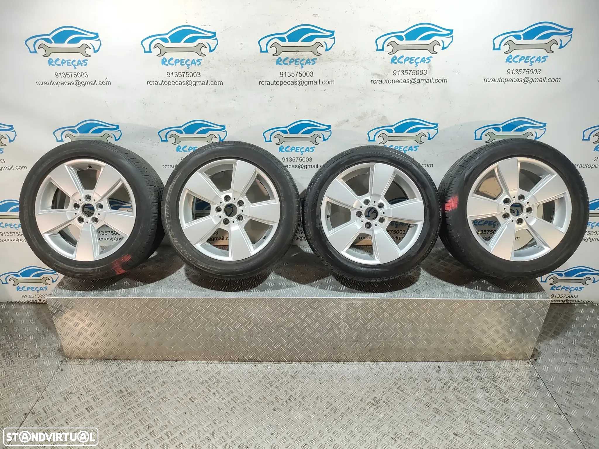 Jantes 18" BMW - X3 E83 - ORIGINAIS - 8J | ET46 | 5x120 - 18 Polegadas | 36113411524 | 3411524 | Pneus | 235 50 18 | Jante | E81 | E82 | E87 | E88 - 11