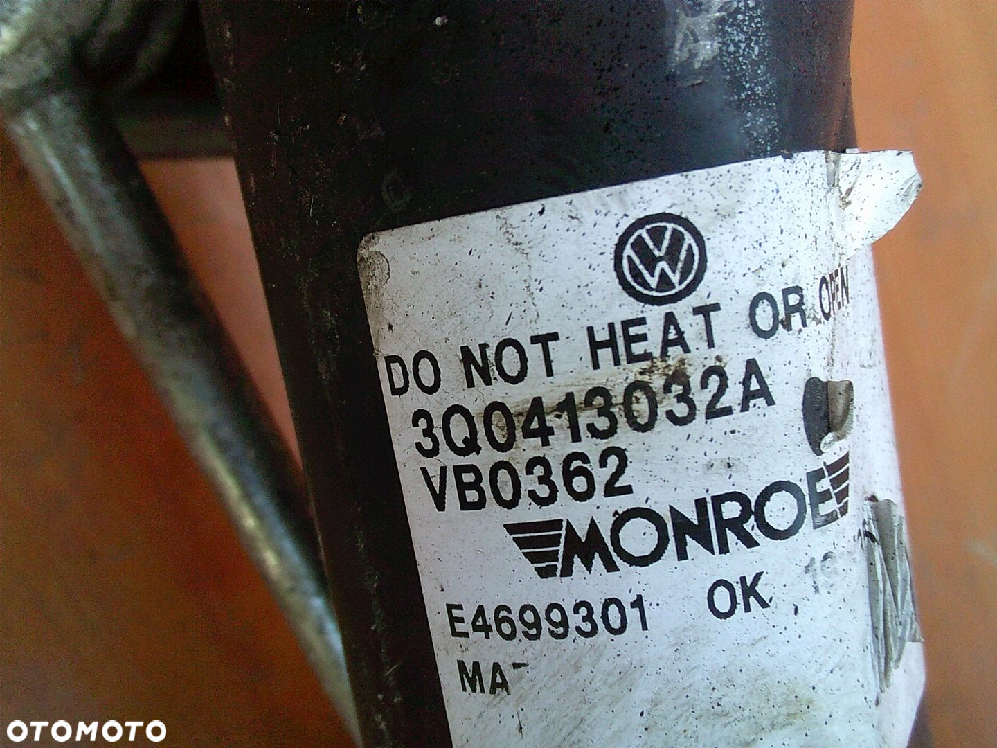 VW AUDI SKODA SEAT ZWROTNICA PRZÓD LEWA 5Q0407257A  AMORTYZATOR 3Q0413032A - 7