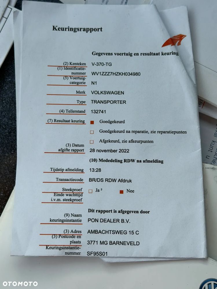 Volkswagen TRANSPORTER LONG  DŁUGI T6 - 39