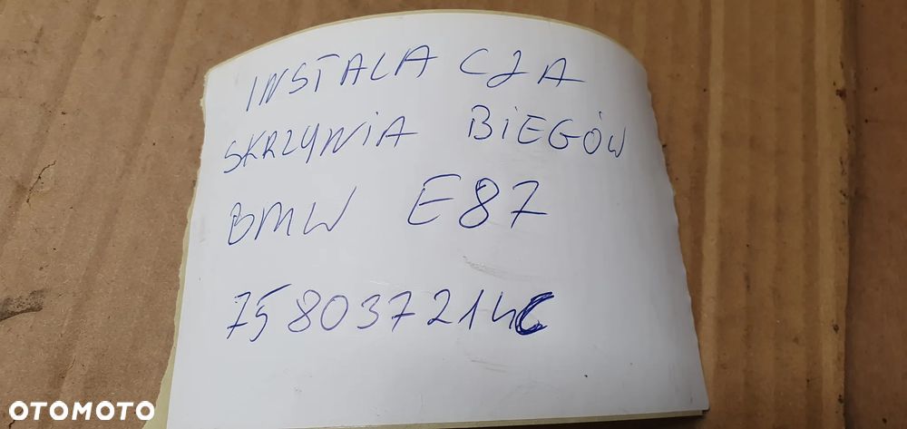 Wiązka instalacja skrzyni biegów BMW I E87 7804971 - 11