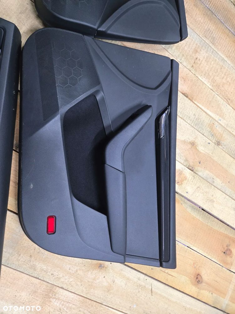 SKODA OCTAVIA III RS VRS  ZESTAW  BOCZKÓW SKÓRA - 5