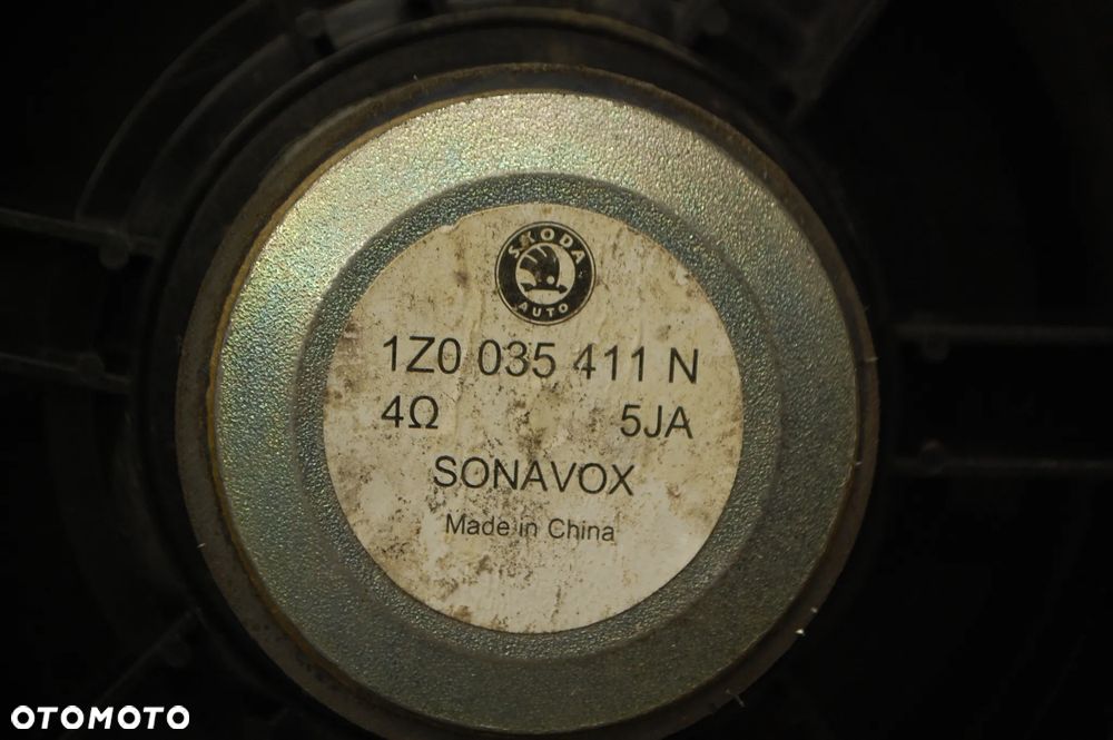 GŁOŚNIK DRZWI PRZEDNICH PRZÓD GŁOŚNIKI 1Z0035411N SKODA OCTAVIA II LIFT - 3