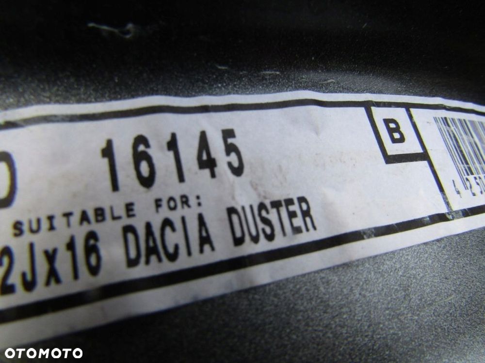 4x Felgi 16 Dacia Duster OE I II / 6,5j 5x114,3 ET50 / oryginał - 13
