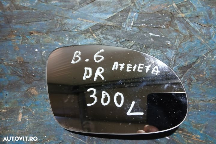 Sticla oglinda dreapta Volkswagen VW Passat B6 [2005 - 2010] wagon 5- - 1