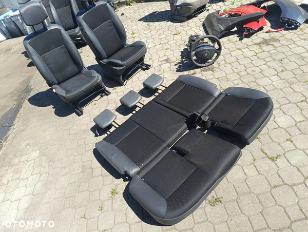 Renault CLIO III kanapa fotele fotel PÓŁSKÓRA SKÓRA 3D