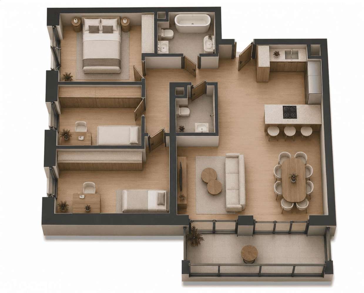 Przestronne 4 pokoje | Balkon | Katowice Ochojec
