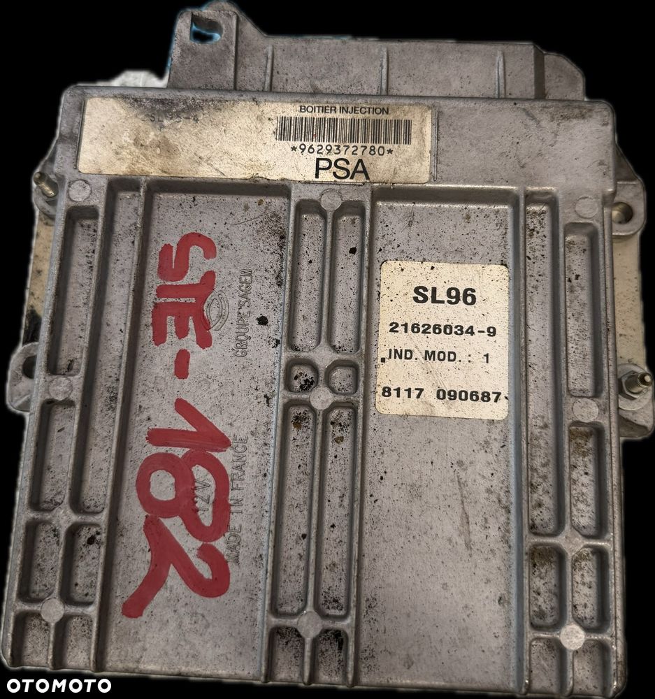 Sterownik Silnika ECU Komputer Citroen Peugeot 9629372780 - 1