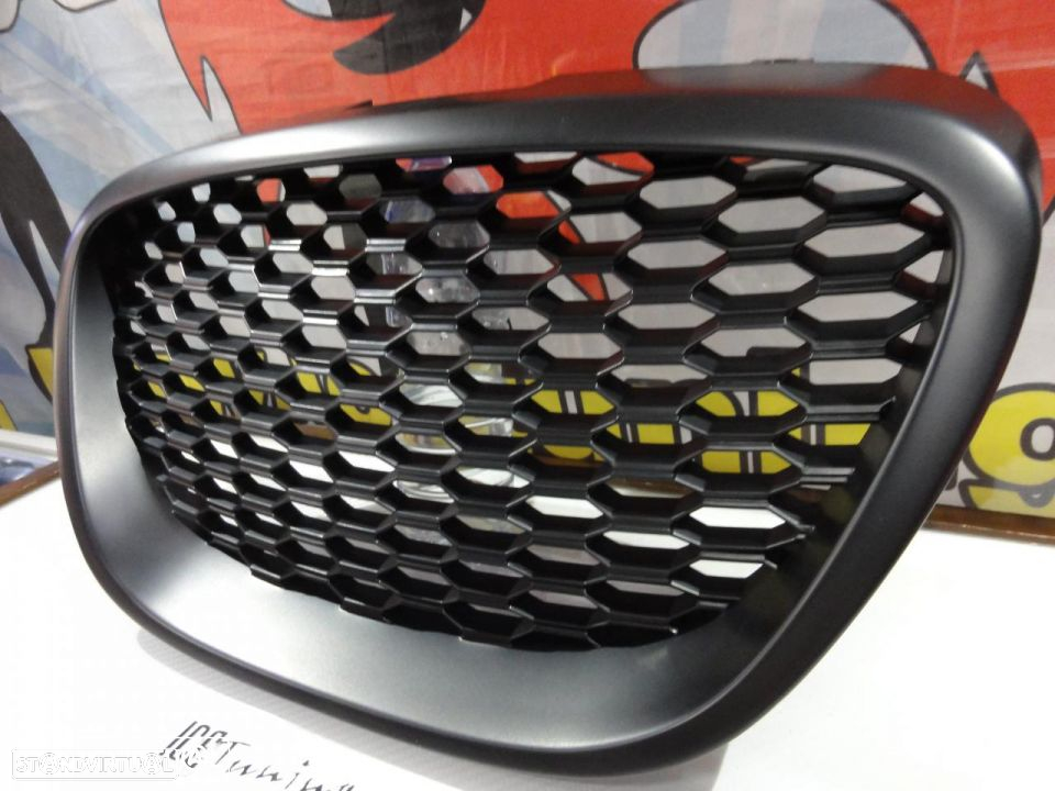 Grelha Frontal Sem Símbolo para Seat Leon 1P / Seat Altea / Toledo 2005-2009 estilo Cupra em plástico ABS - 3