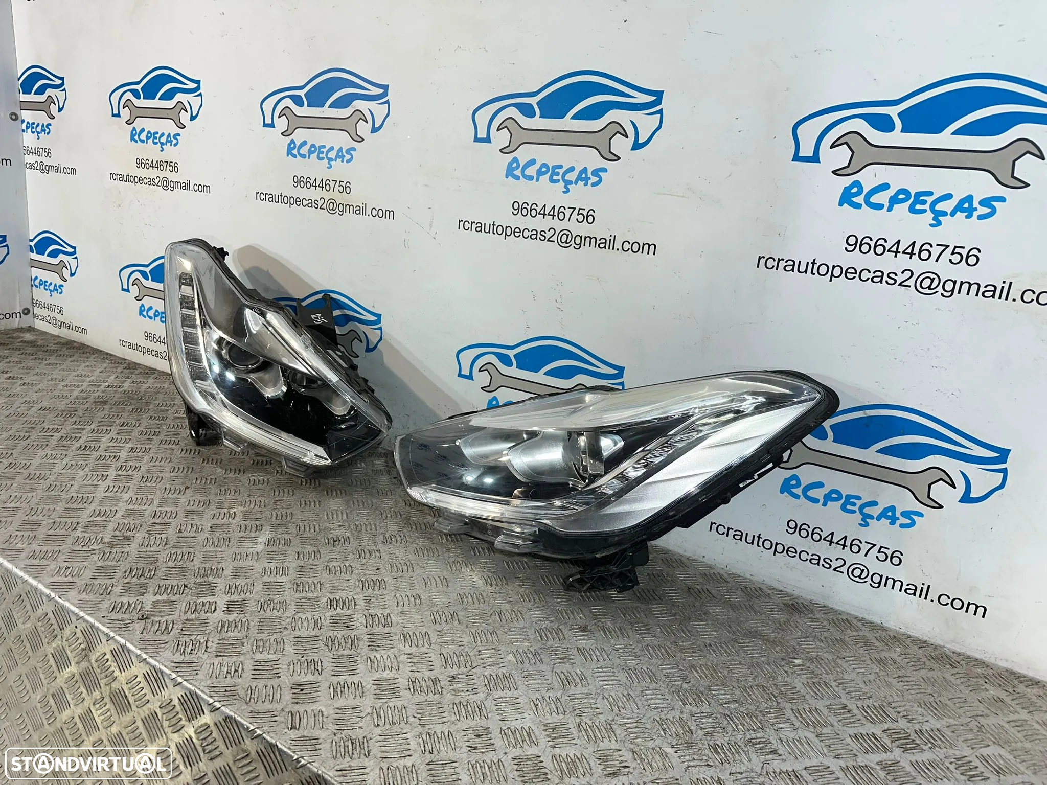 .Conjunto Farois Otica Frente Frontal Xenon Originais PSA Citroen DS DS5 2011 - 2018 - 4