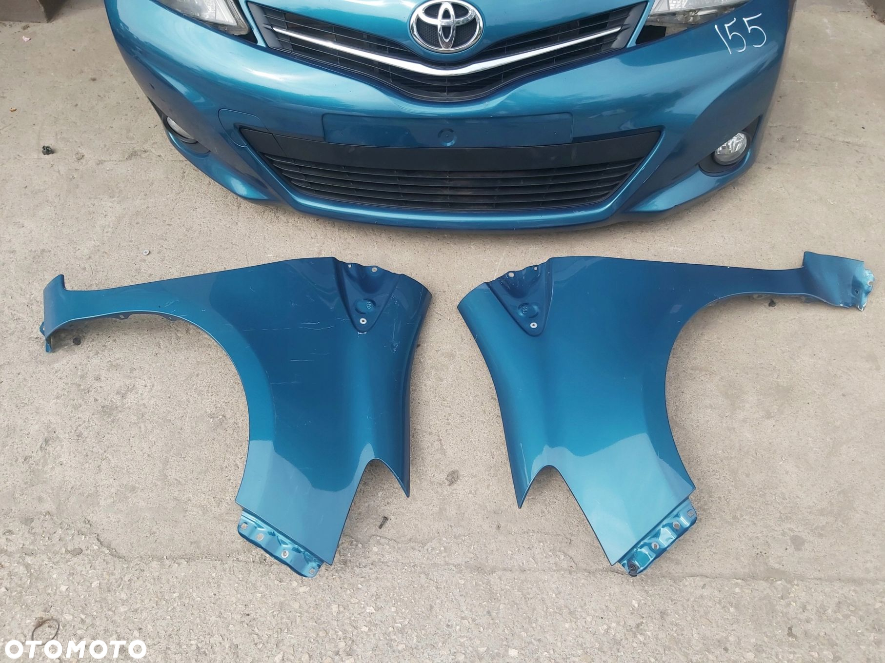 Toyota Yaris III kompletny przód zderzak maska pas - 6