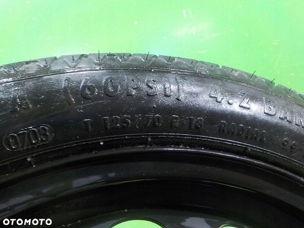 AUDI TT 8N kolo dojazdowe 125/70/18 5x100 - 4