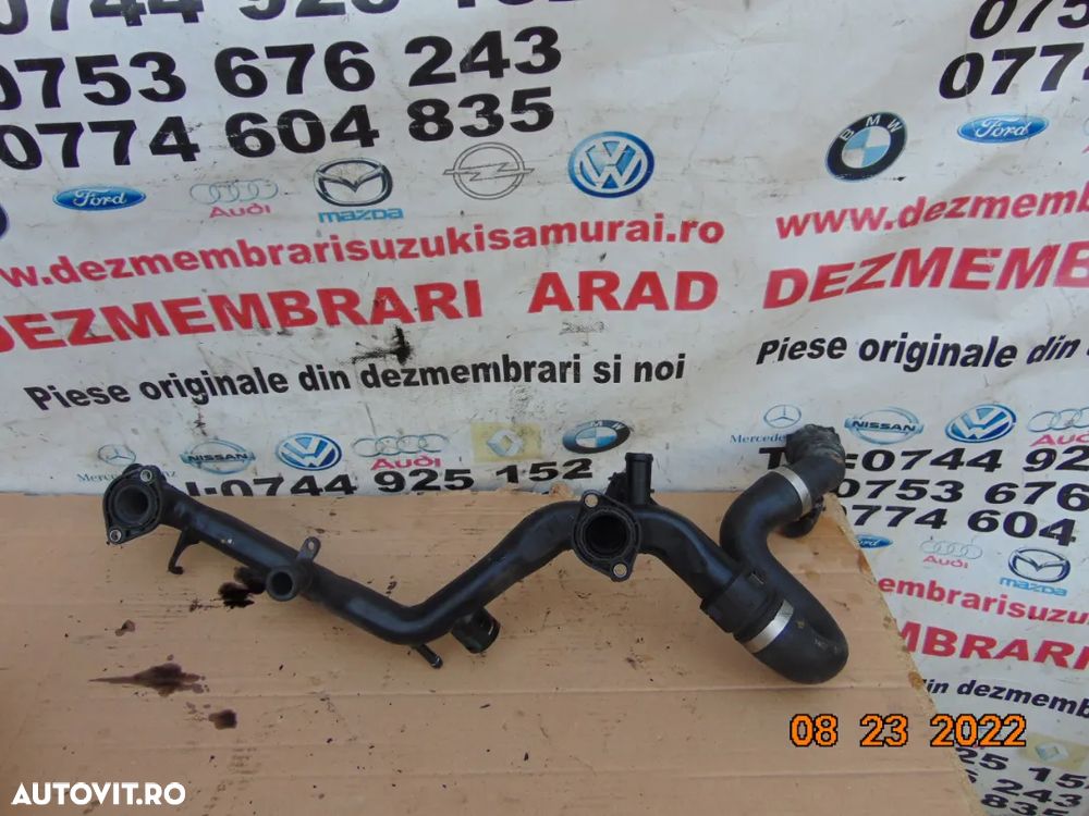 Conducta racire cu senzor VW Touareg 7P Porsche Cayenne Audi q7 furtun racire - 2