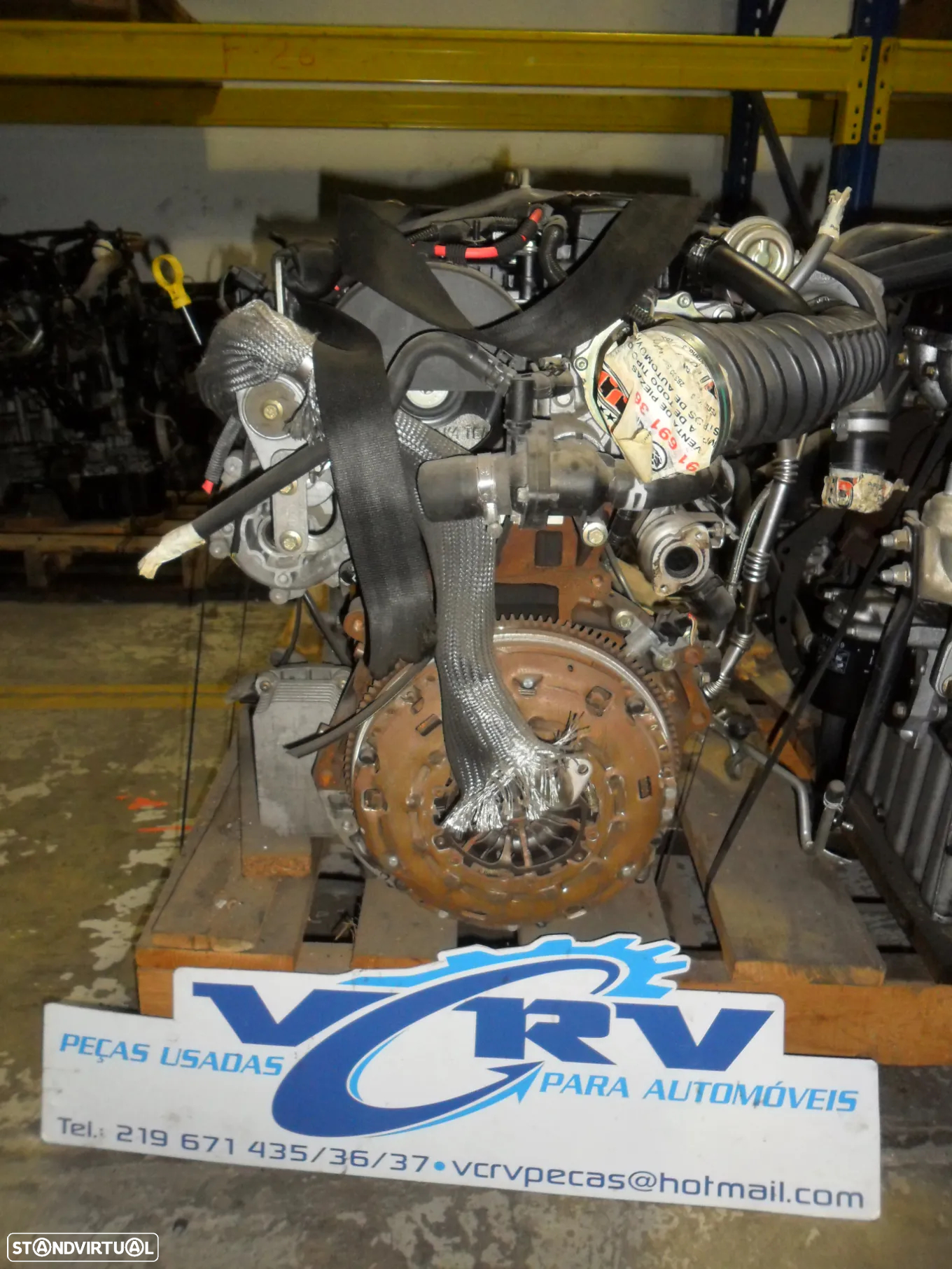Motor Ford Mondeo 2.0 Tdci 16V 115Cv 2002 Ref:  HJBB - 3